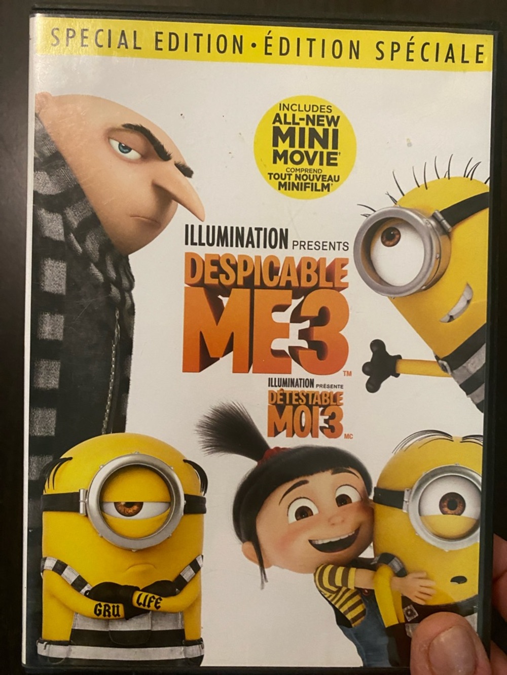 Illumination Despicable Me 3 DVD